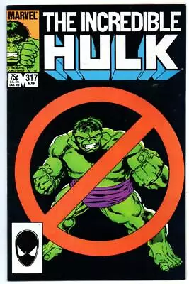 Buy HULK #317, VF+, Incredible, Bruce Banner, Byrne, 1968 1986, Marvel • 6.43£