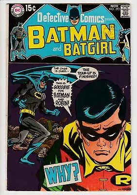 Buy Detective Comics #393 • 1969 • Vintage DC 15¢ • Batman Robin Batgirl Joker Flash • 4£