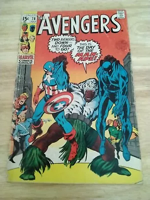 Buy The Avengers # 78 : Marvel Comics 1970 : 1st Appearance Of Lethal Legion  • 1.99£
