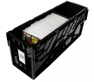 Buy BCW LONG Comic Book Storage Box Bin Heavy Duty Plastic Stackable Hold 300 Bags • 45.70£