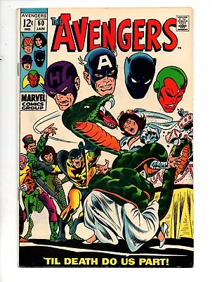 Buy Avengers #60  Fn+ 6.5    Wasp & Yellowjacket Wed  • 43.69£