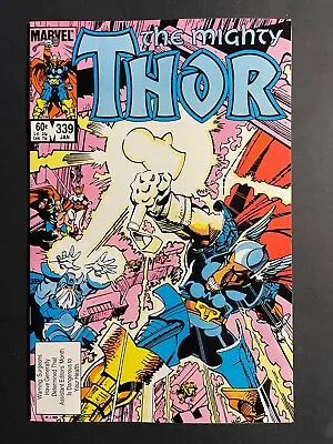 Buy Thor #339 The Mighty Beta Ray Bill Walt Simonson 1984 Marvel Comics NM • 12.06£