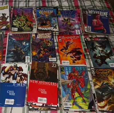 Buy 87 Piece Comic Book Lot~ Wolverine The Invincible Iron Man X-Men The Avengers • 160.86£