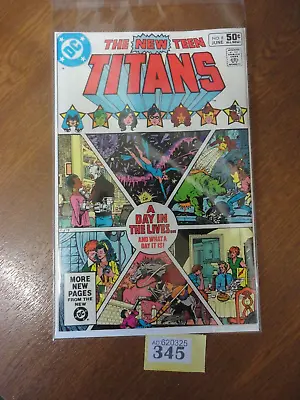 Buy Vol 2 #8 The New Teen Titans / June 1981 DC Comics - B&B / VFNM • 3.95£