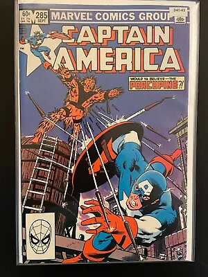 Buy Captain America Vol.1 #285 1983 High Grade 7.0 Marvel Comic Book D40-43 • 6.40£
