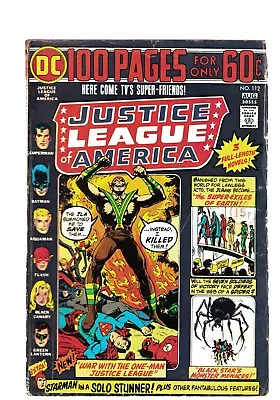 Buy DC Comics Justice League Of America No 112 Aug 1974  60c USA 100pg  • 9.99£