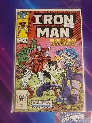 Buy Iron Man #214 Vol. 1 High Grade 1st App Marvel Comic Book Cm78-136 • 6.32£