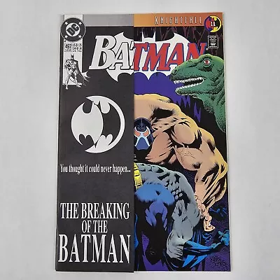 Buy Batman 497 First Print Bane Breaks Batman's Back Knightfall DC Comic Book 1993 • 4.97£