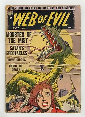 Buy Web Of Evil #4 PR 0.5 RESTORED 1953 • 151.22£
