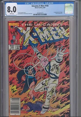 Buy Uncanny X-Men #184 CGC 8.0 1984 Marvel Comics 1st App Forge JrJr Cover & Art • 27.28£