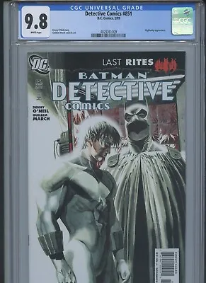 Buy Detective Comics #851 2009 CGC 9.8~ • 47.30£