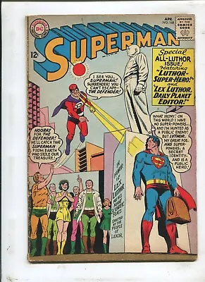 Buy Superman #168 - Luthor-super-hero! - (5.0) 1964 • 7.91£