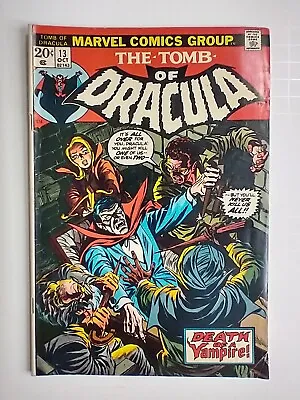 Buy Marvel Comics Tomb Of Dracula #13 1st Appearance Deacon Frost, 3rd/Origin Blade • 102.68£