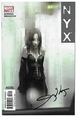 Buy NYX 3 Signed Joshua Middleton Autographed 1st X-23 Wolverine Laura Kinney X-Men • 799.52£