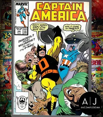 Buy Captain America #328 NM- 9.2 1987 • 8.33£