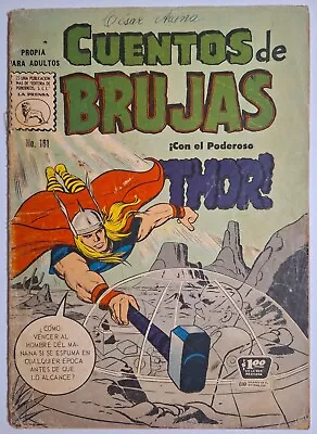 Buy Journey Into Mistery #86 Thor 1st App Odin Cuentos De Brujas #181 La Prensa 1963 • 320.86£