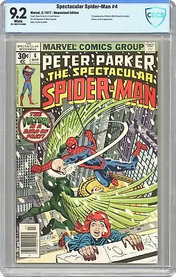 Buy Spectacular Spider-Man Peter Parker #4 CBCS 9.2 Newsstand 1977 22-1657F1A-069 • 64.04£