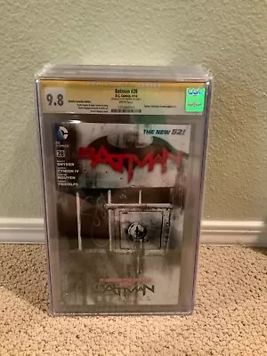 Buy Batman New 52 #28 Signed Snyder  -  Cgc Ss 9.8 Retailer Incentive Edition • 119.93£
