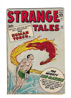 Buy Strange Tales # 107 Very Good Plus [Classic Sub-Mariner Cover] • 275£