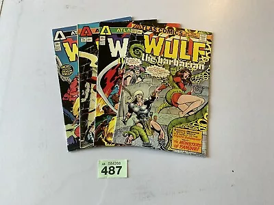 Buy Wulf The Barbarian……#1-4…..atlas Comics……4 X Comics…..LOT…487 • 10.99£