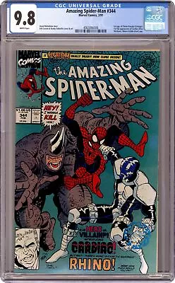 Buy Amazing Spider-Man #344D Direct Variant CGC 9.8 1991 4063086006 • 115.93£