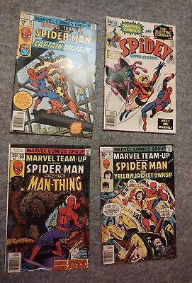 Buy Marvel Team-Up 59 65 68 Spidey Stories 22 Lot 1978 Captain Britain Spider-Man • 20.52£