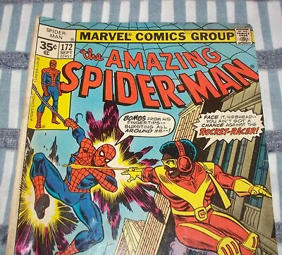 Buy The Amazing Spider-Man #172 Rare 35 Cent Variant From Oct. 1977 In G/VG 3.0 Con. • 142.30£