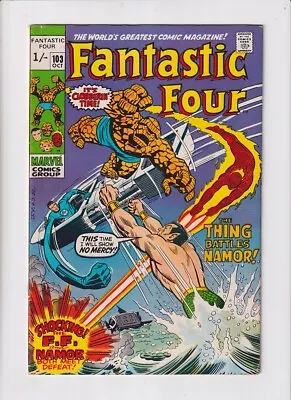 Buy Fantastic Four (1961) # 103 UK Price (5.0-VGF) (1981470) Namor 1970 • 22.50£