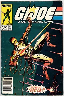 Buy Marvel GI Joe A Real American Hero Comic Book #21  Good Condition • 118.31£