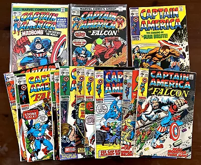 Buy Lot Of (14) Marvel Captain America And Falcon #193 201 121 125 127 129 Madbomb + • 148.11£