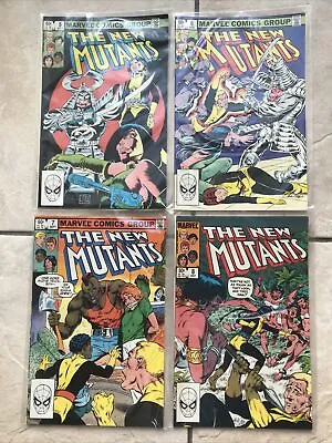 Buy Vintage Marvel Comics The New Mutants Numbers 5 6 7 8 1st Magma Appearance 1983 • 24.99£