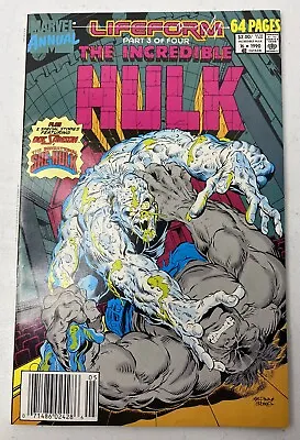 Buy Marvel Comics Annual The Incredible Hulk #16 1990 Grey Hulk/Daredevil Newsstand • 7.91£