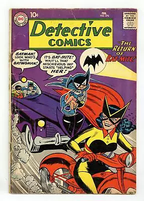 Buy Detective Comics #276 GD 2.0 1960 2nd App Bat-Mite • 99.94£