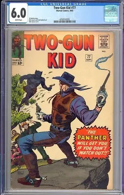Buy Two-gun Kid #77 (1965) Cgc 6.0 Wp Black Panther Prototype Pre-dates Ff 52| • 238.99£