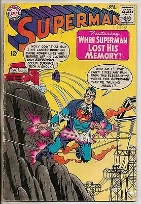 Buy DC Comics Superman #178 July 1965 G+ • 12.50£