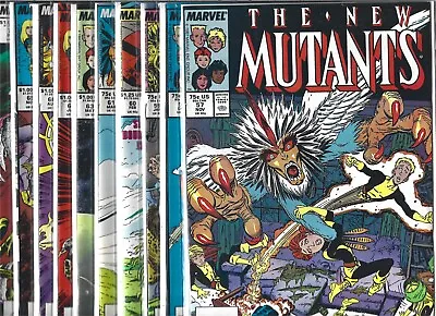 Buy The New Mutants Lot Of 10 - #57-60 61 63 64 66 69 70 (nm-) High Grade Copper Age • 12.66£