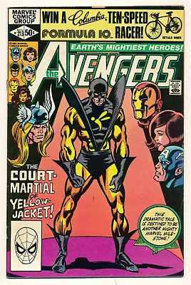 Buy Marvel The Avengers Issue #213 Comic Court-Martial Of Yellow Jacket 5.5 FN- 1981 • 3.70£