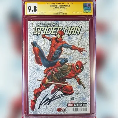 Buy Amazing Spider-man #78 Variant Edition Cgc 9.8 Ss Signed By Rob Leifeld • 240.94£