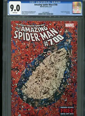 Buy Amazing Spider-Man #700  (Last Issue)  CGC 9.0 WP   (Death Of Peter Parker) • 53.72£
