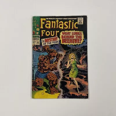 Buy Fantastic Four #66 1967 VG Cent Copy **Stamps And Pen On Cover** • 30£
