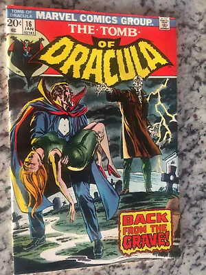 Buy Tomb Of Dracula #16 (Jan 1974, Marvel), Mid-grade See Scans   • 23.71£