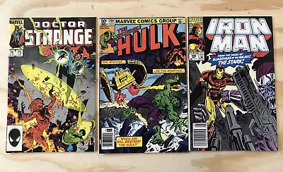 Buy 3 Marvel Comics Lot: Doctor Strange #75, Incredible Hulk #260, Iron Man #280 • 4.80£