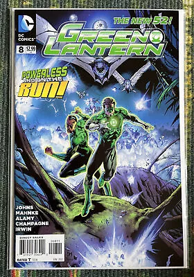 Buy Green Lantern #8 2012 DC Comics New 52 Sent In A Cardboard Mailer • 3.99£
