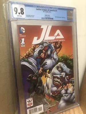 Buy Justice League Of America #1 Joker 25th Anniversary Edition CGC 9.8 • 55£