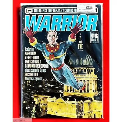 Buy Warrior # 16  1st Print V For Vendetta Alan Moore Magazine Comic UK (Lot 2716 • 13.49£