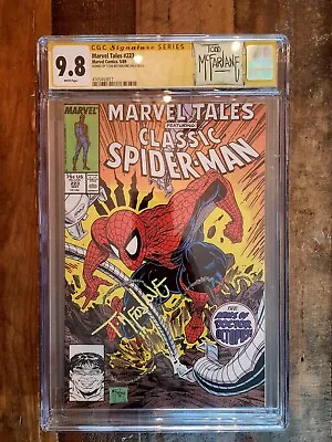 Buy Marvel Tales #223 CGC 9.8 SS SIGNED Todd McFarlane Amazing Spider-Man 1 300 316 • 586.32£