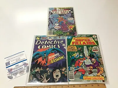 Buy Detective Comics #451 Star Hunters #7 & Super Villains #6 Vintage Comics Lot 3 • 7.90£