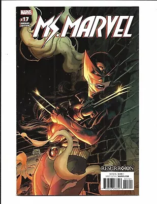Buy Ms. Marvel # 17 (adam Kubert, Resurrexion-x23 Variant, June 2017) Nm New • 14.99£