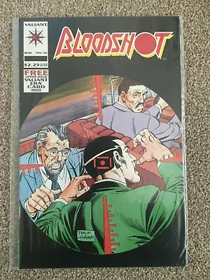 Buy Bloodshot #16 Complete With Card Valiant Comics VF 1994 • 1.25£