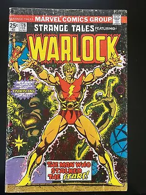 Buy Strange Tales 178  Featuring Warlock  First App Magus Starlin Cover And Art • 27.71£